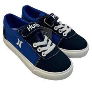 Hurley Boys Toddler 5‎ Lightweight Canvas Bungee Lace Soda Sneakers tennis shoes